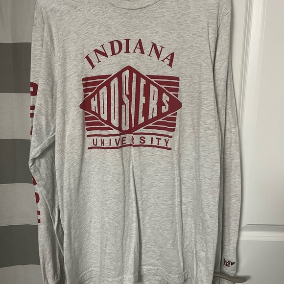 Indiana Hoosiers University Gray Long Sleeve Shirt - Picture 1 of 4
